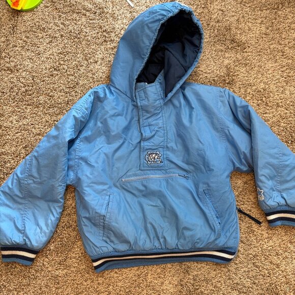 Vintage Starter Carolina Tarheels windbreaker puffer pullover - Picture 1 of 5